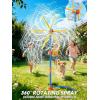 image:imageVATOS 59 Windmill Water Sprinkler Outdoor Yard Toy for Kids New Upgrades DoubleSided with 6 Blades 54 Spray Nozzles 360 Spining Splash Summer Fun Play for Boys Girls Pets and Lawn Watering
