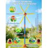 image:imageVATOS 59 Windmill Water Sprinkler Outdoor Yard Toy for Kids New Upgrades DoubleSided with 6 Blades 54 Spray Nozzles 360 Spining Splash Summer Fun Play for Boys Girls Pets and Lawn Watering