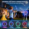 image:imageVATOS 2 Pack LED Bow and Arrow for Kids with Auto Scoring Light Up Archery Set with 10 Suction Cup Arrows 2 Quivers LED Archery Target Indoor Outdoor Backyard Toy Gift for for Boys Girls Ages 512