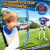 image:imageVATOS 2 Pack LED Bow and Arrow for Kids with Auto Scoring Light Up Archery Set with 10 Suction Cup Arrows 2 Quivers LED Archery Target Indoor Outdoor Backyard Toy Gift for for Boys Girls Ages 512