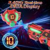 image:imageVATOS Laser Tag 360 Sensors Set of 4 Players 24GHz Rechargeable Infrared Realtime Data Display Laser Tag Gun Fun Family Group Activity Game Toy Guns for Kids Teenage Gifts Age 6