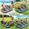 image:imageVATOS 2Tier Watermill Summer Water Table 124 PCS DIY Water Table with Water Pump Toys for Toddlers 35 47 Years Old Fun Water Playset Outdoor Water Toys for Backyard Beach Balcony Garden