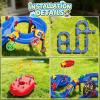 image:imageVATOS 2Tier Watermill Summer Water Table 124 PCS DIY Water Table with Water Pump Toys for Toddlers 35 47 Years Old Fun Water Playset Outdoor Water Toys for Backyard Beach Balcony Garden