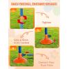 image:imageVATOS Water Sprinkler Outdoor Yard Toy for Kids Smile Face Rainbow Splash Toy with 8 Wiggle Tubes 4 Nozzle Backyard Lawn Water Sprinkler Summer Family Games Fun Water Toys for Kids 38 Boy Girl