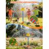 image:imageVATOS Water Sprinkler Outdoor Yard Toy for Kids Smile Face Rainbow Splash Toy with 8 Wiggle Tubes 4 Nozzle Backyard Lawn Water Sprinkler Summer Family Games Fun Water Toys for Kids 38 Boy Girl