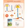image:imageVATOS Water Sprinkler Outdoor Yard Toy for Kids Smile Face Rainbow Splash Toy with 8 Wiggle Tubes 4 Nozzle Backyard Lawn Water Sprinkler Summer Family Games Fun Water Toys for Kids 38 Boy Girl