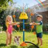 image:imageVATOS Water Sprinkler Outdoor Yard Toy for Kids Smile Face Rainbow Splash Toy with 8 Wiggle Tubes 4 Nozzle Backyard Lawn Water Sprinkler Summer Family Games Fun Water Toys for Kids 38 Boy Girl
