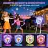 image:imageVATOS 2 Pack LED Bow and Arrow for Kids with Auto Scoring Light Up Archery Set with 10 Suction Cup Arrows 2 Quivers LED Archery Target Indoor Outdoor Backyard Toy Gift for for Girls Ages 512