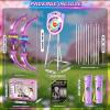 image:imageVATOS 2 Pack LED Bow and Arrow for Kids with Auto Scoring Light Up Archery Set with 10 Suction Cup Arrows 2 Quivers LED Archery Target Indoor Outdoor Backyard Toy Gift for for Girls Ages 512