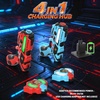 image:imageVATOS Laser Tag 360 Sensors Set of 2 Players 24GHz Rechargeable Infrared Realtime Data Display Laser Tag Gun Fun Family Group Activity Game Toy Guns for Kids Teenage Gifts Age 6Red and Blue