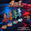 image:imageVATOS Laser Tag 360 Sensors Set of 2 Players 24GHz Rechargeable Infrared Realtime Data Display Laser Tag Gun Fun Family Group Activity Game Toy Guns for Kids Teenage Gifts Age 6Red blue orange and Green