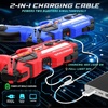 image:imageVATOS Rechargeable Laser Tag Set of 4 Infrared Laser Tag Guns with LED Screen Sound amp Vibration 40m Range  Indoor Outdoor Shooting Game Toys for Boys Girls Family Birthday Gift for Kids 6Red and Blue