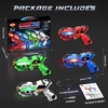 image:imageVATOS Rechargeable Laser Tag Set of 4 Infrared Laser Tag Guns with LED Screen Sound amp Vibration 40m Range  Indoor Outdoor Shooting Game Toys for Boys Girls Family Birthday Gift for Kids 6Red blue white and Green