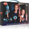 image:imageVATOS Laser Tag 360 Sensors Set of 2 Players 24GHz Rechargeable Infrared Realtime Data Display Laser Tag Gun Fun Family Group Activity Game Toy Guns for Kids Teenage Gifts Age 6Red and Blue